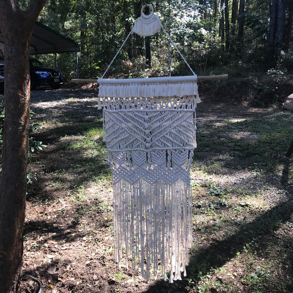 Large macrame wall hanging
